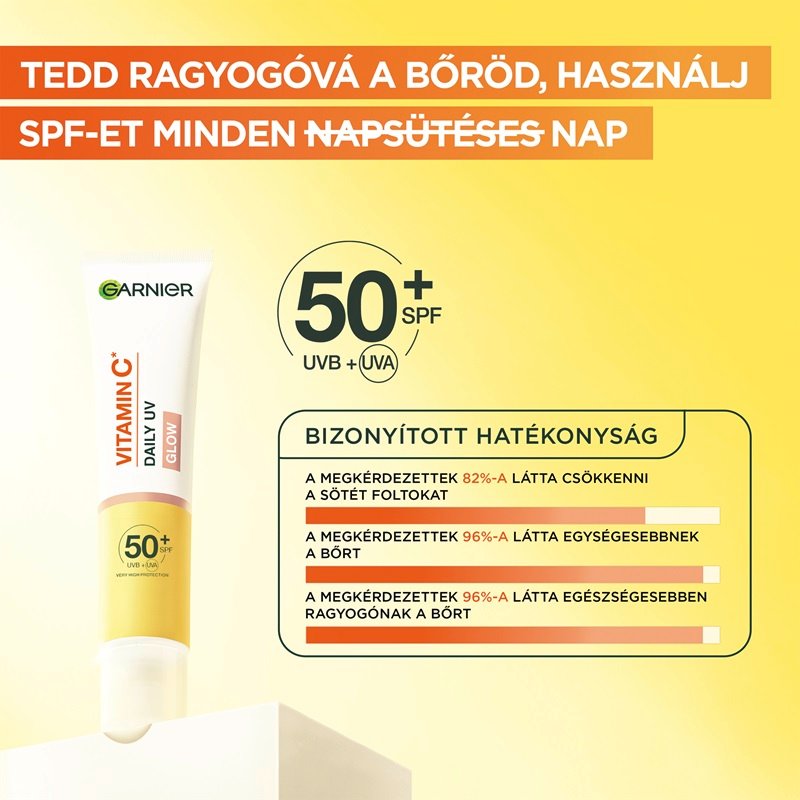 Skin Naturals mindennapos, ragyogást adó fluid SPF 50+ - 7